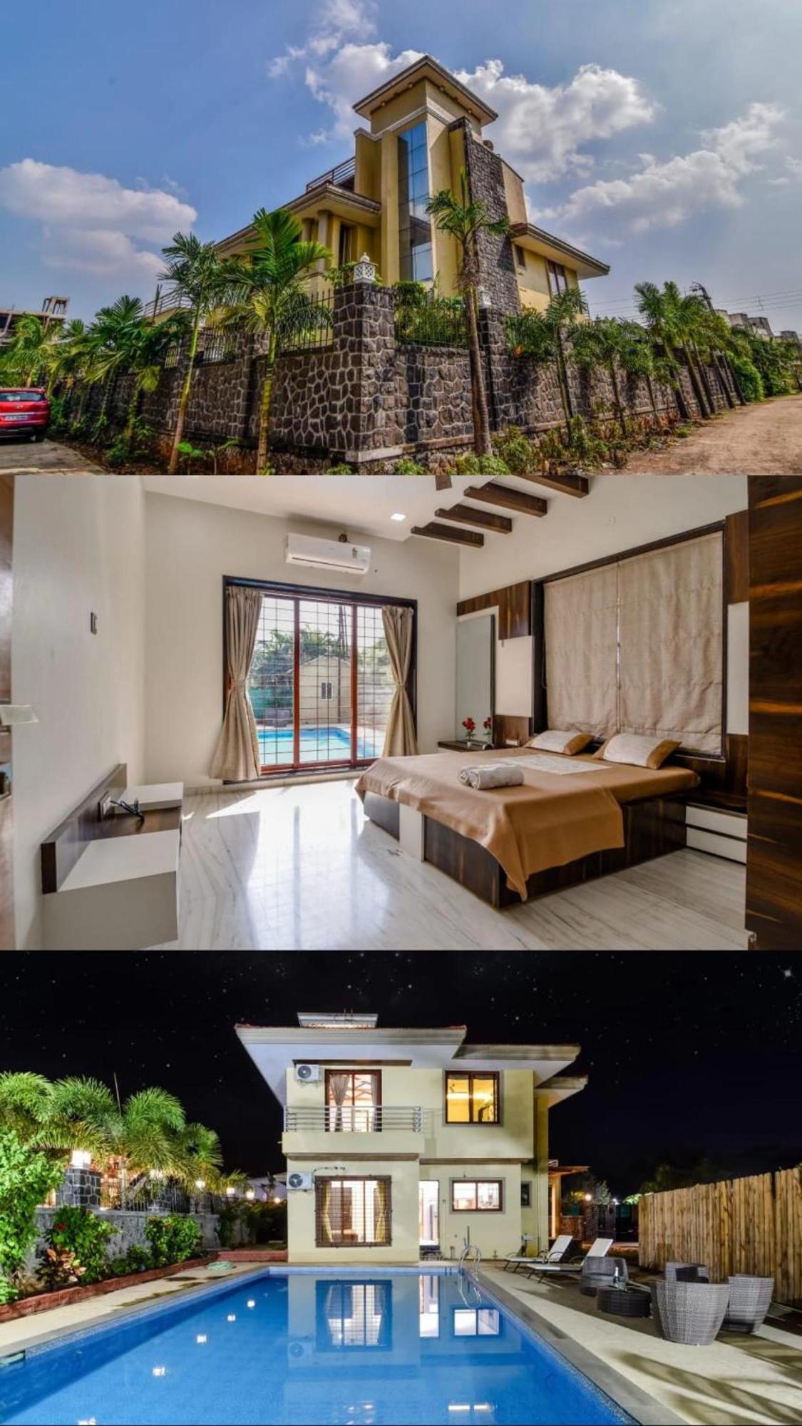 Lifeline Villas - Luxurious Taraangan 4 Mountain View Villa With Biggest Pool And Huge Open Area Lonavala Dış mekan fotoğraf